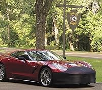 Vista 3 de C7 Corvette Stingray NoviStretch Combo de máscara frontal + espejo Bra High Tech Stretch, para C7, modelos Corvette, incluido Z51, ZO6 y Grand Sport.