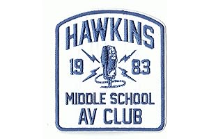 Stranger Things Hawkins Middle School AV Club Netflix Original TV Embroidered Iron On Patch
