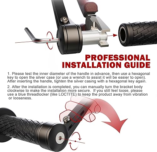 Miniatura 7 de MZS - Espejos retrovisores universales para motocicleta, motocicleta, Cruiser, Sport Street, Dirt Bike, Scooter, Honda Yamaha, Kawasaki, Suzuki, BMW