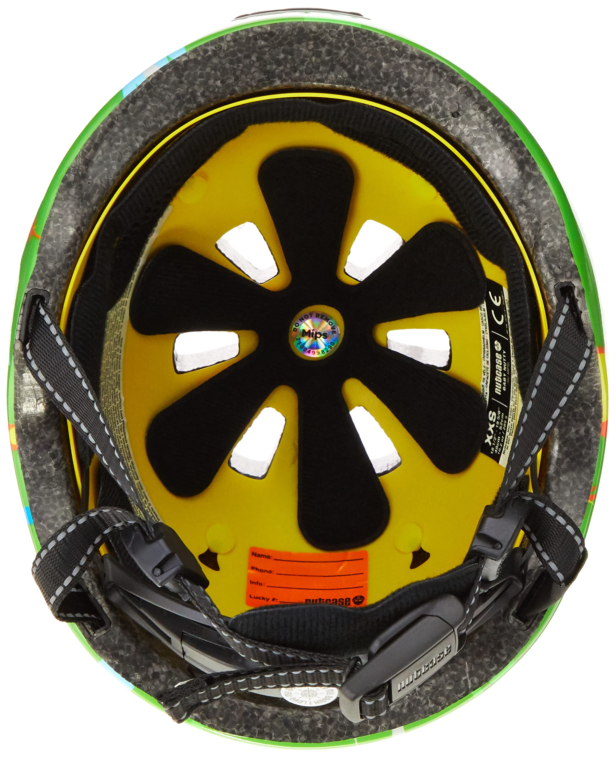Nutcase Baby Nutty-Dyno Mite Casco Juventud Unisex, Multicolor, XXS