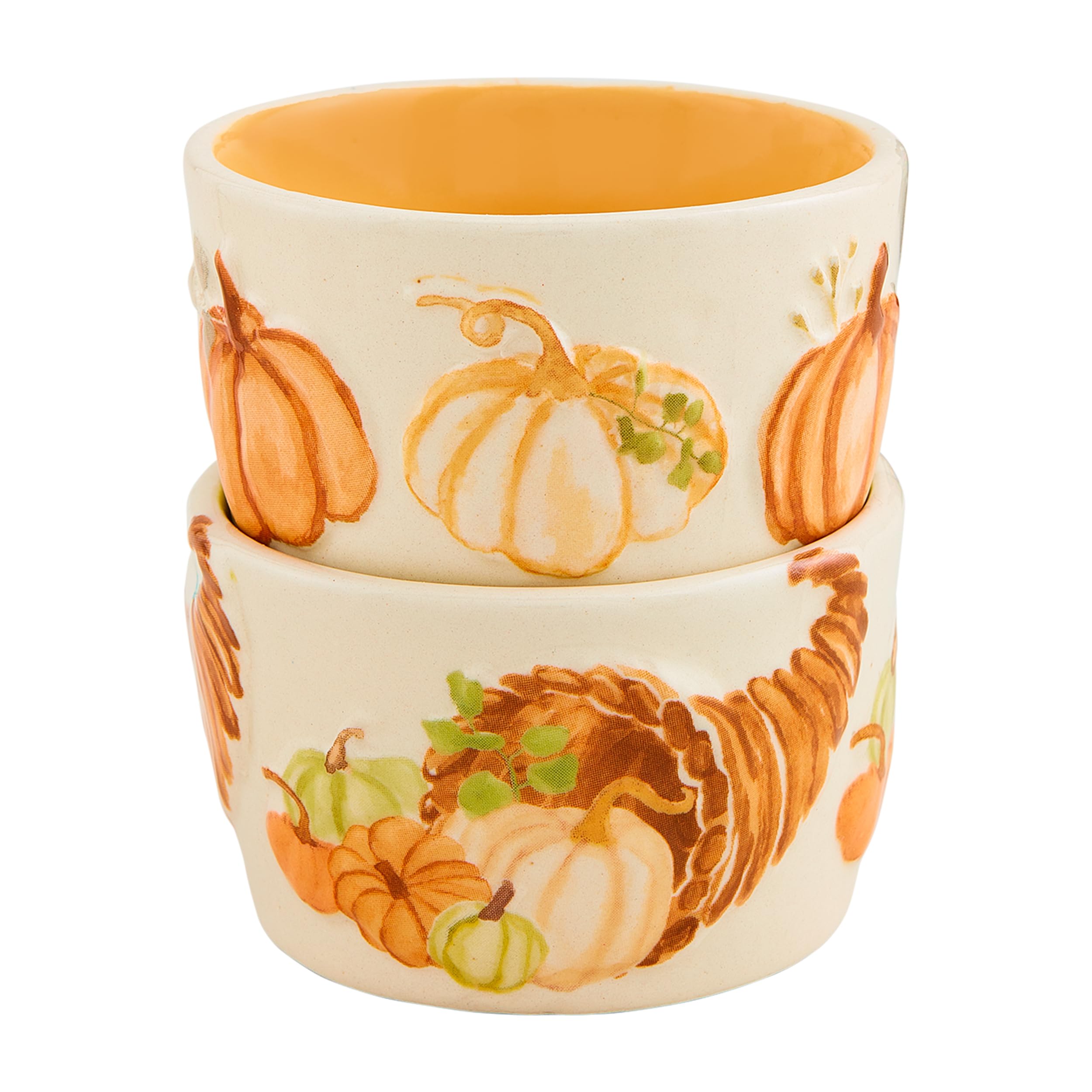 Mud PieGather Tidbit Sets, Cornucopia, 2" x 3" dia