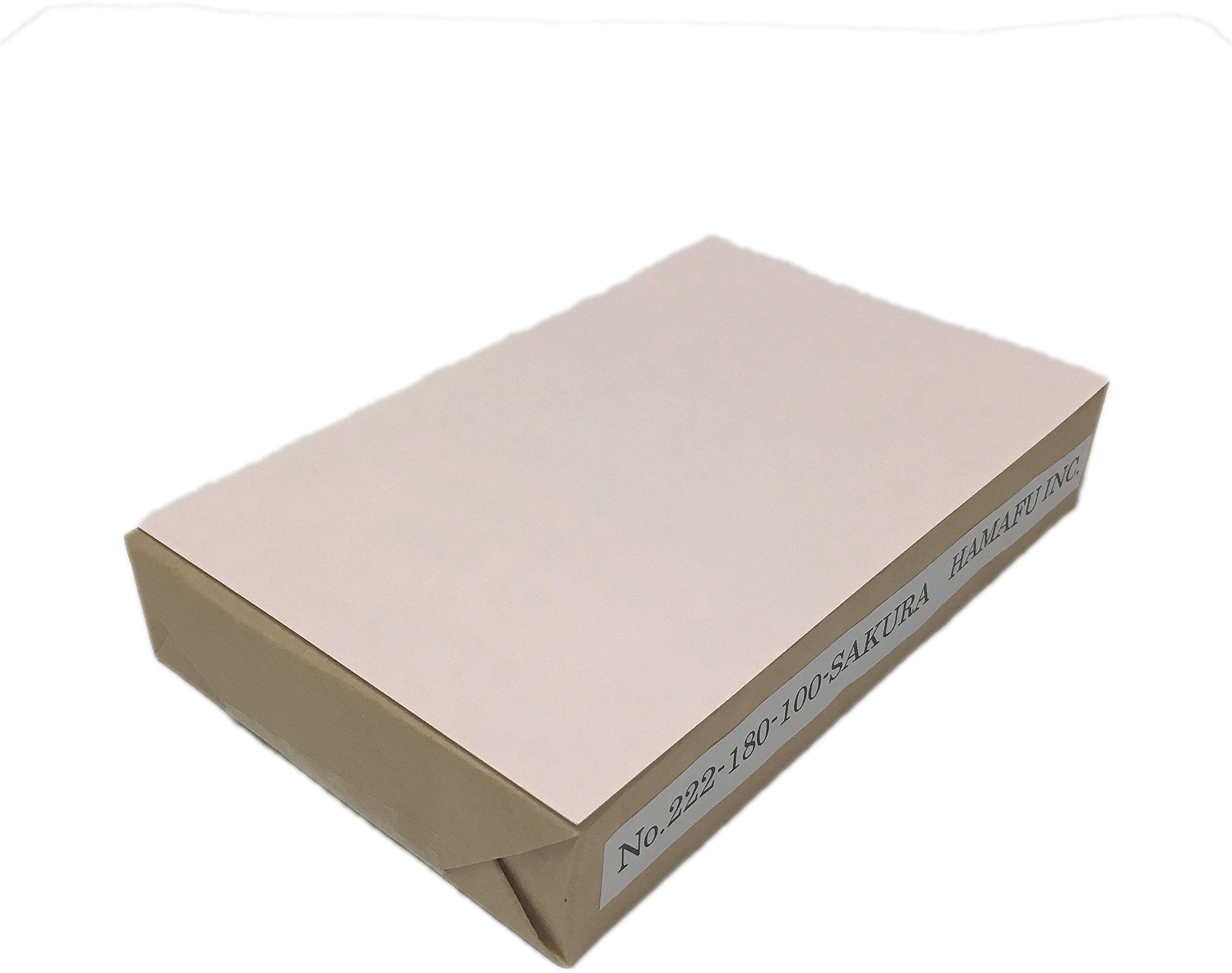 官製はがき100枚 Amazon | ハマフ No.222-180-100 カラー両面無地ハガキ 厚手