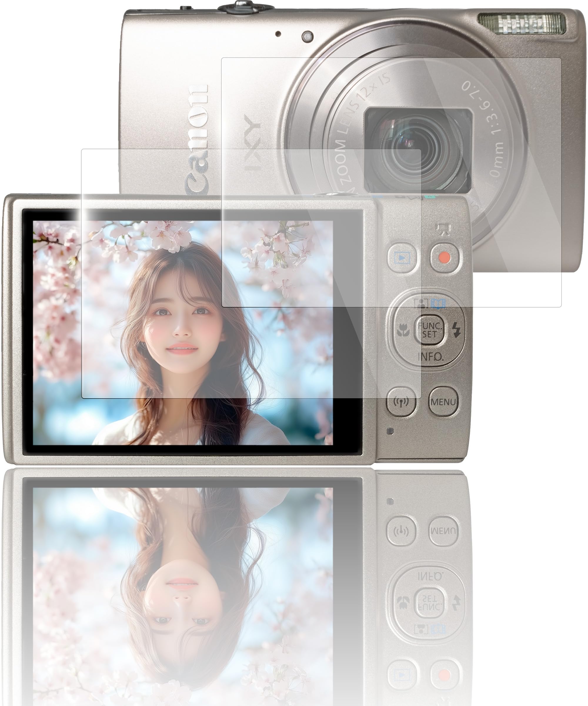 Amazon | sanwatrade ガラスフィルム Canon用 IXY 650 m / 650 / 640