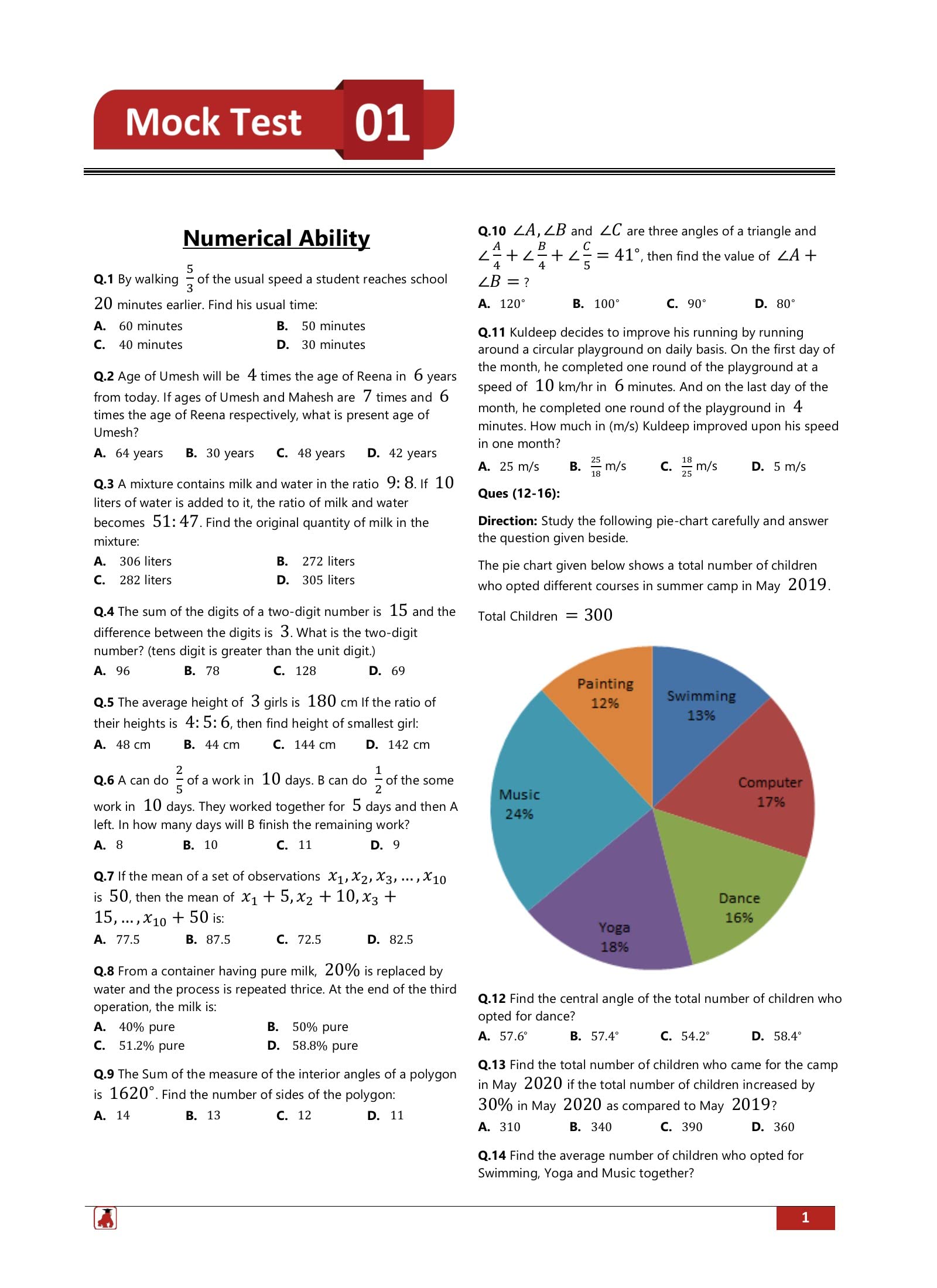 EduGorilla TCS Ninja Preparation Book 2024 - 10 Full Length Mock Tests and 12 Sectional Tests (1100 Solved Objective Questions) with Free Access to Online Tests 3