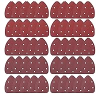 Vista 9 de S SATC 36 piezas de papel de lija para lijadora de ratón, 6 agujeros, papel de lija para lijadora de detalle, papel de lija para lijadora de palma