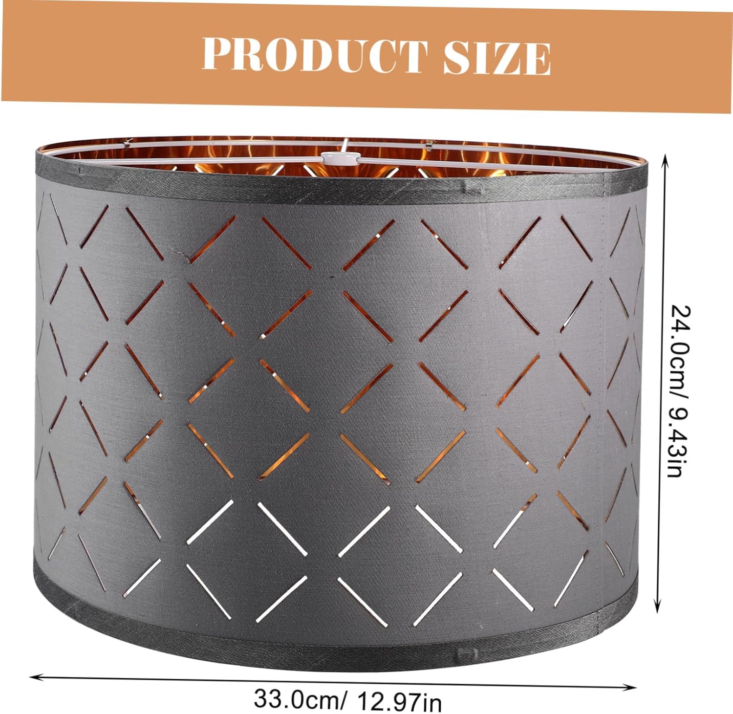 Decorative Half Irregular Lampshade Stylish Replacement for Table and Ceiling Lights for Use
