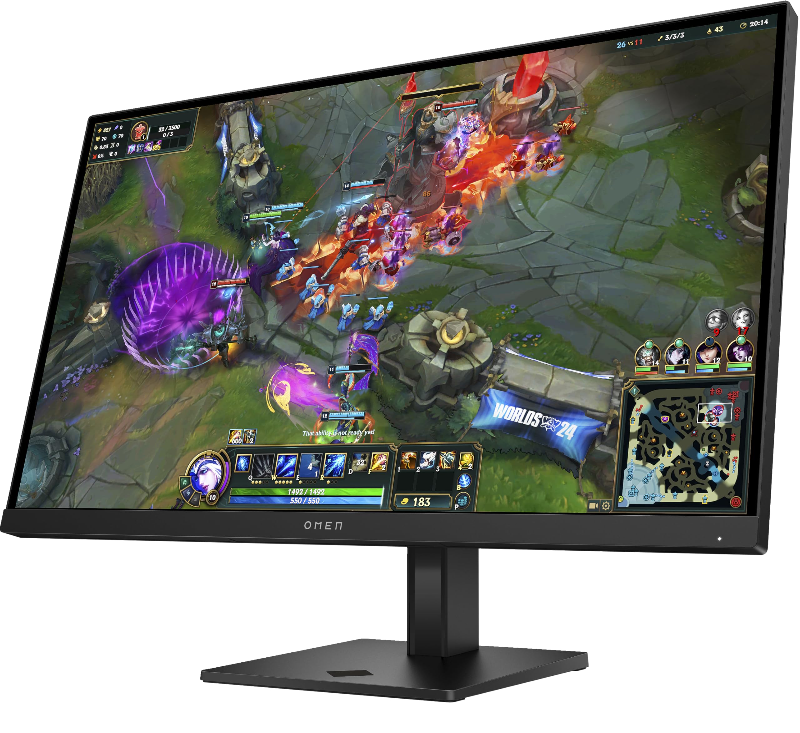 HP Omen 27 Zoll QHD 280 Hz Gaming-Monitor – 27qs G2