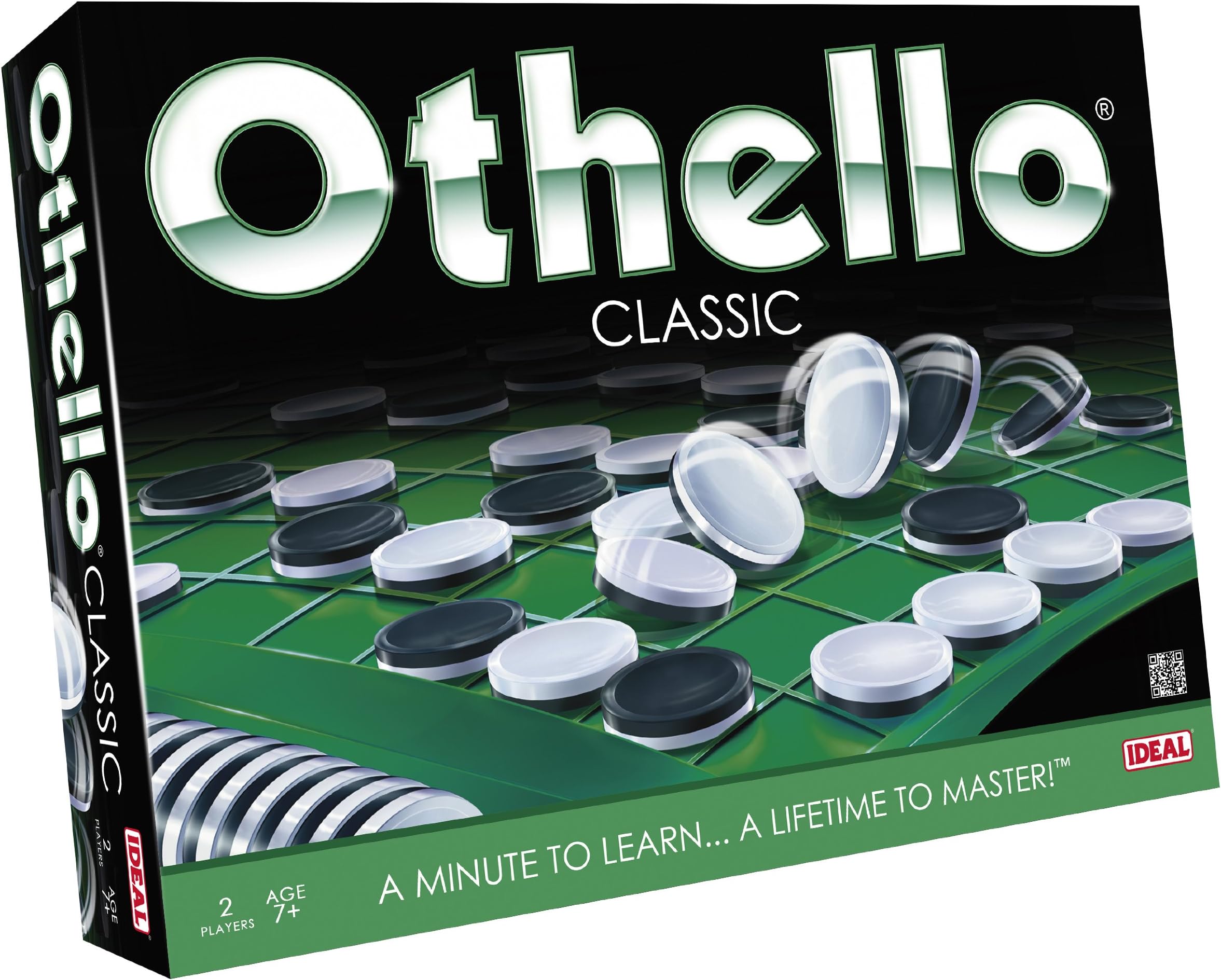 Ideal Othello Classic Game: A minute to learn, One Colour, One Size