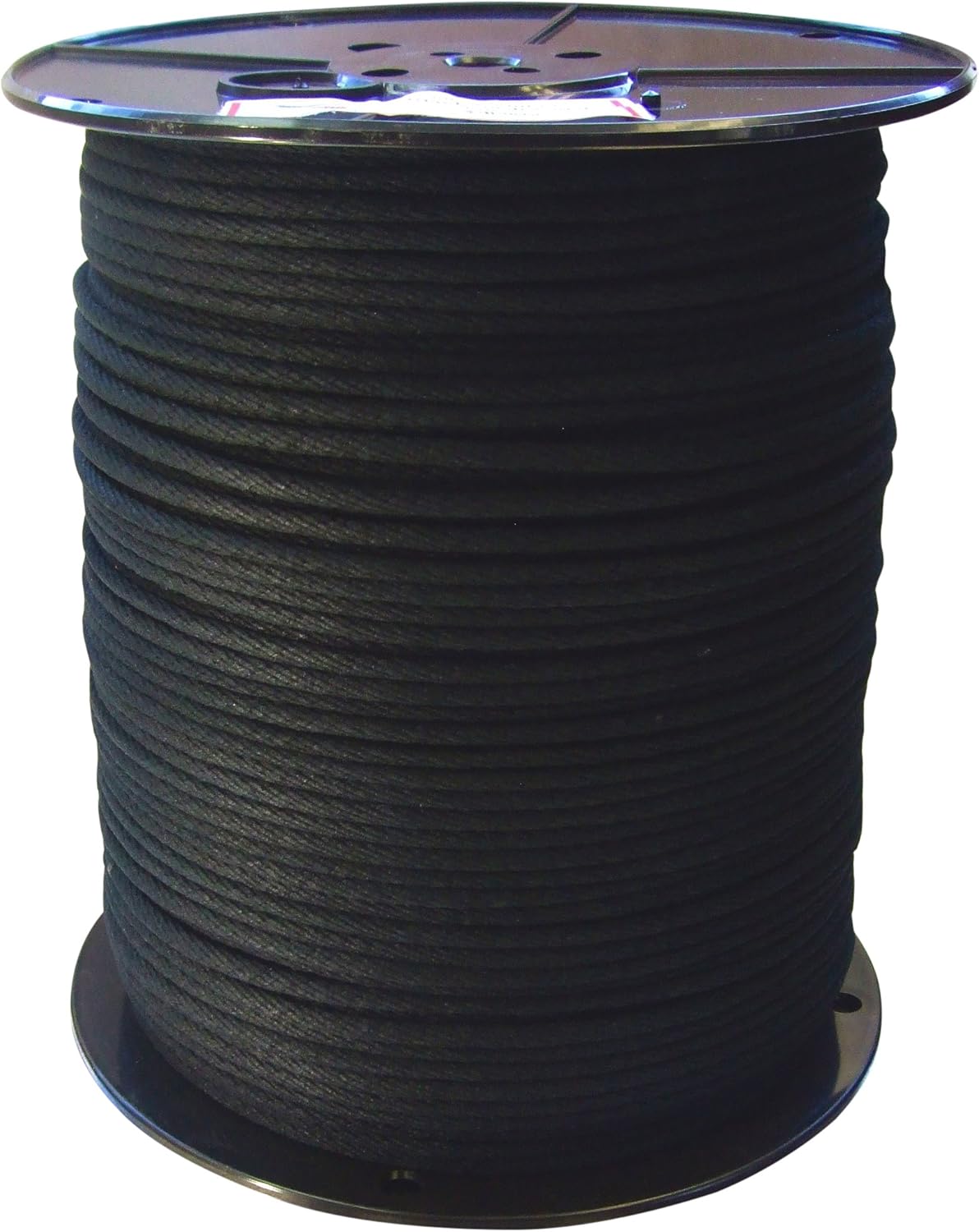 GREAT WHITE ROC360 600' Trick Line/Tie Line, Black, Unglazed, Cotton Cover W/Polyester Core For Added Strength, Theatrical cord, Multipurpose Utility Line, #4 Sash Cord(1/8 inch x 600ft) MADE IN USA