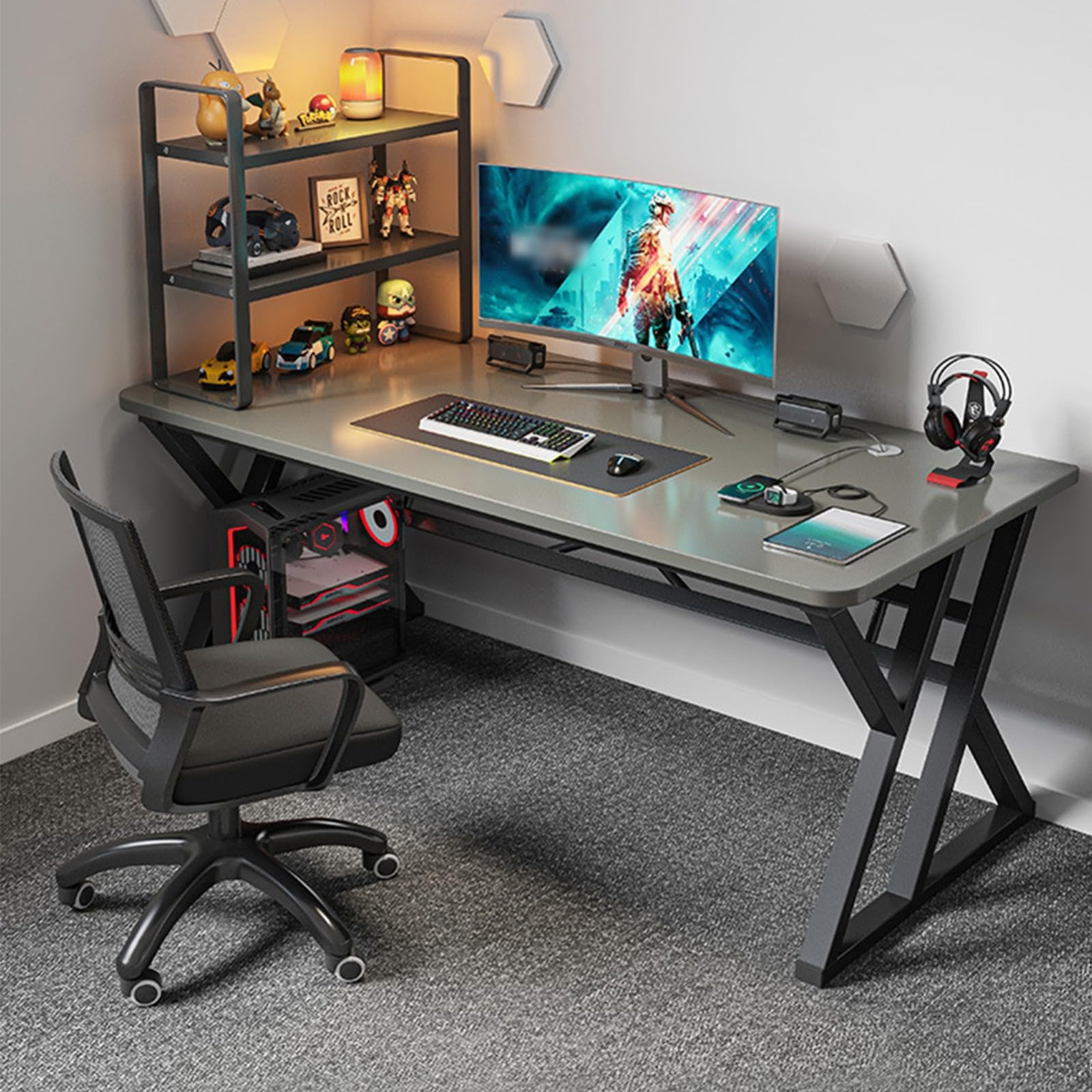 Bureau de jeu 120 x 60 x 75 cm : la solution robuste pour petits espaces