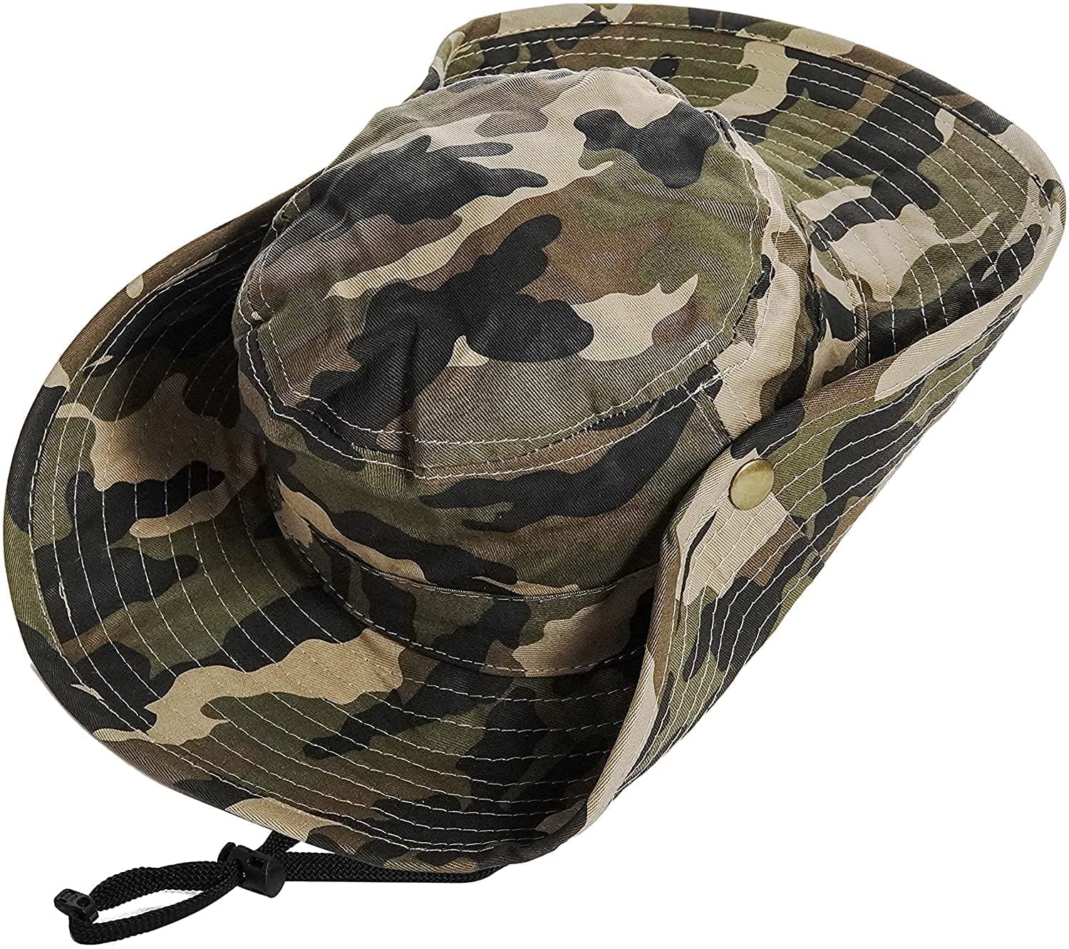 Sombrero de camuflaje para niños grandes de 2 a 14 años, Camuflaje, 2-3 Años