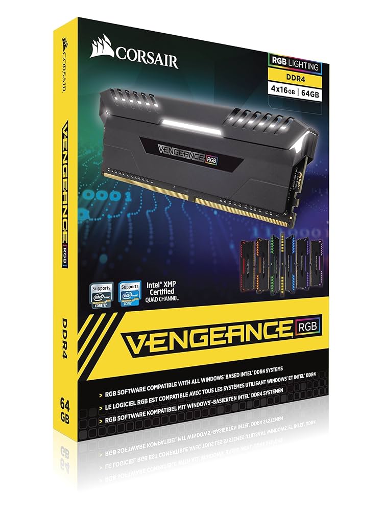 Amazon.co.jp: CMR64GX4M4C3200C16 [VENGEANCE RGB DDR4 PC4