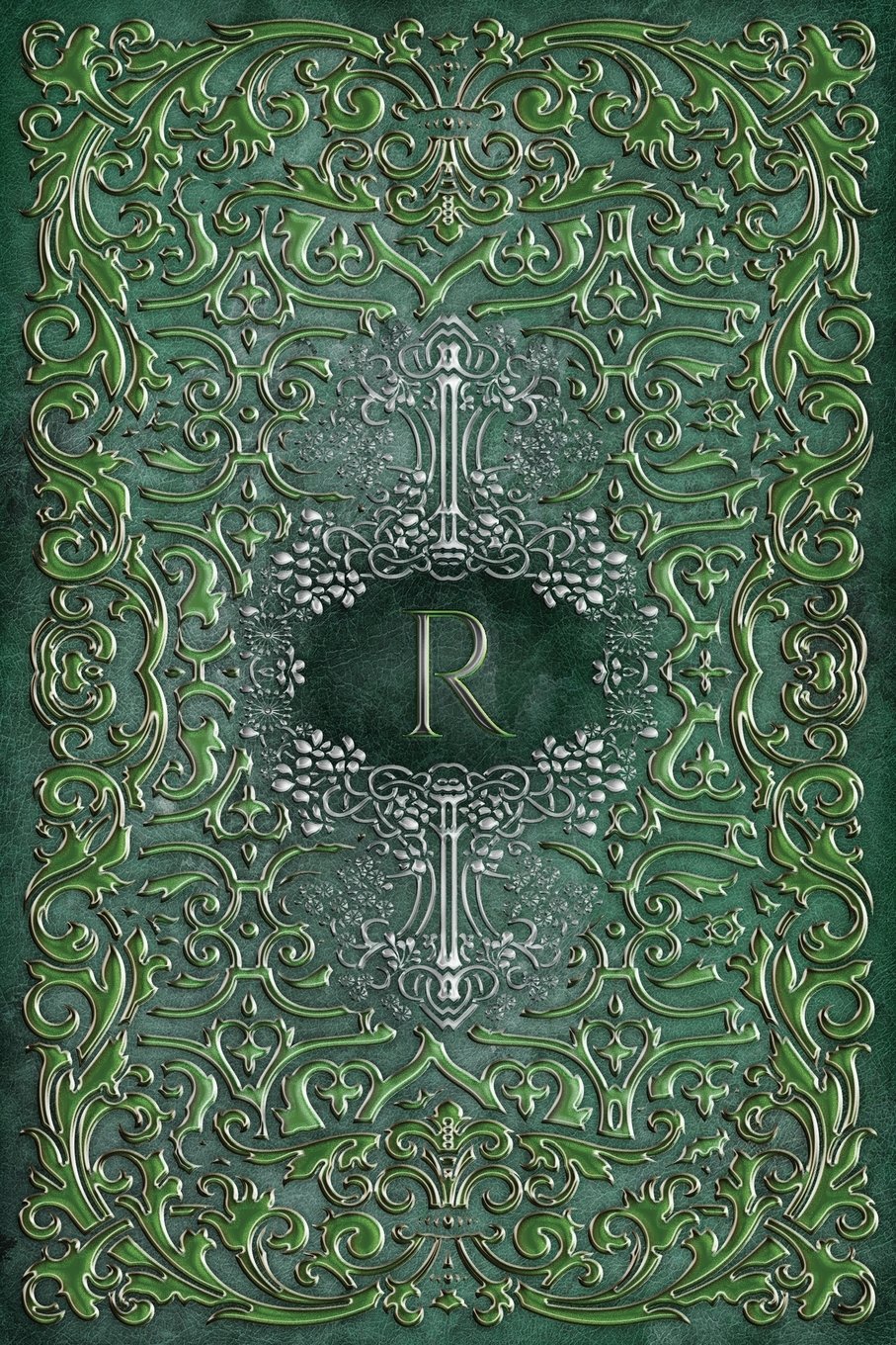 Monogram R Blank Book: Notebook Journal Diary Art Sketch (Rustic Three 150 Blank)