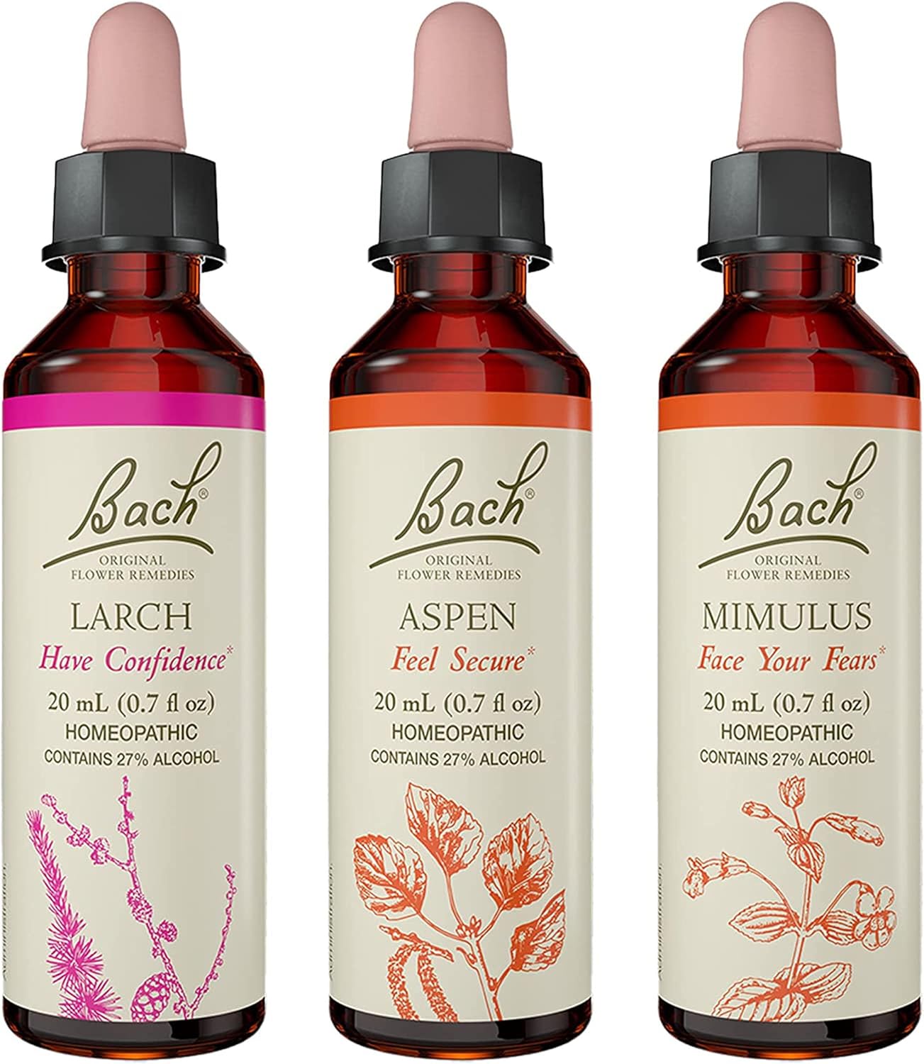 Bach Original Flower Remedies 3Pack, "Have Courage