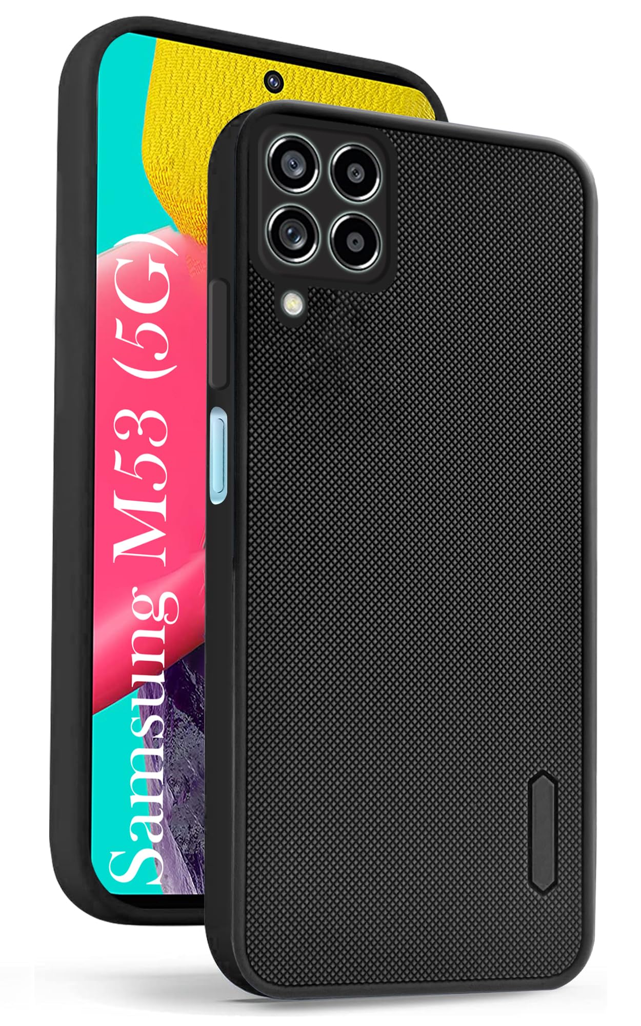 Jkobi Back Cover Case for Samsung Galaxy M53 5G (Textured Grip Design | Camera Protection | Slim and Light Weight | Soft Touch and Feel | Black) (B0D16YMG8M) Amazon Price History, Amazon Price Tracker