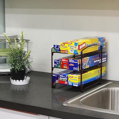 Vista 8 de Organizador Simple Houseware de papel de cocina Blanco