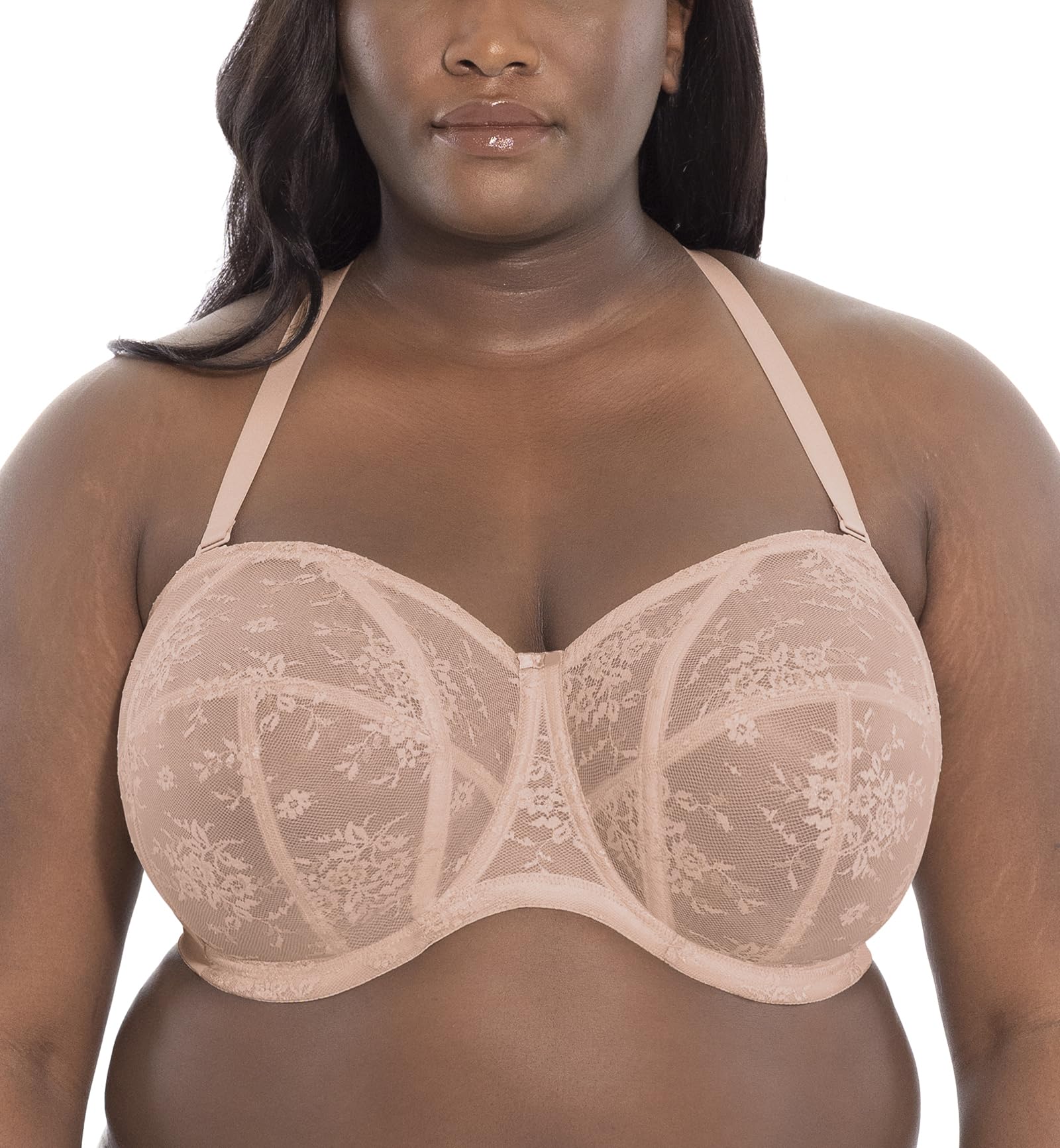 GODDESS Damen Women's Verity Underwire Strapless Bra BH, Durchsichtig, Kitz, 90M
