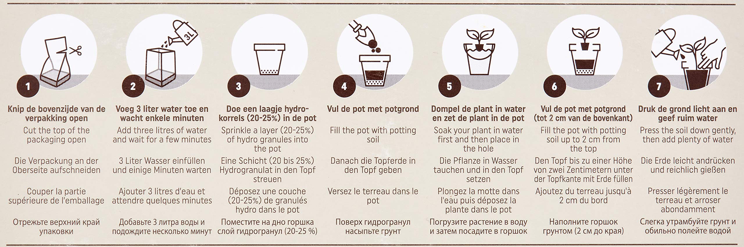 Pokon Tierra compacta de fibra de coco compacta para macetas de balcón y jardín, 2 meses prefertilizada, 10 l