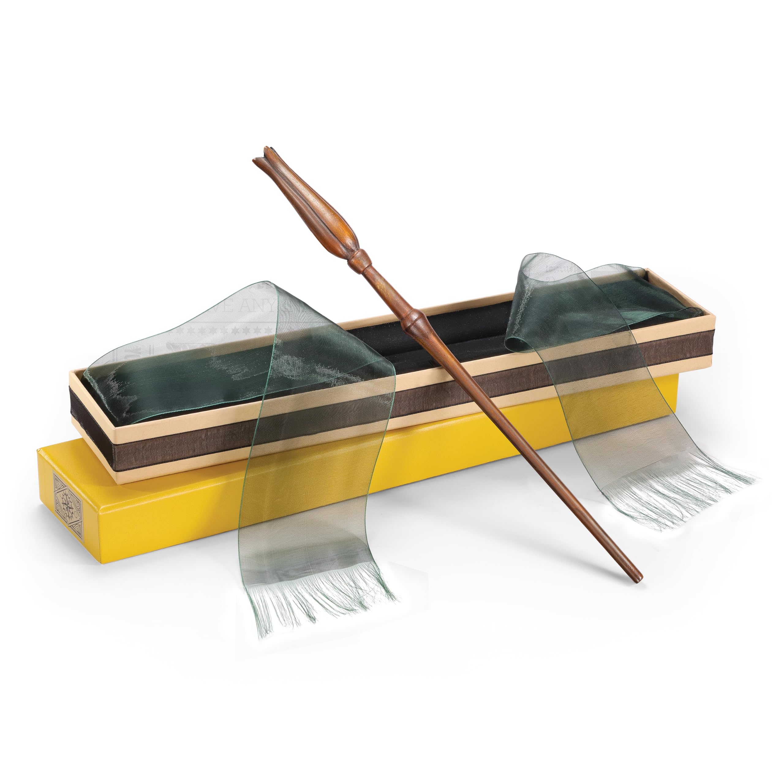 The Noble Collection Harry Potter Replique Baguette in Ollivanders Box - Luna Lovegood 34cm NOB7151