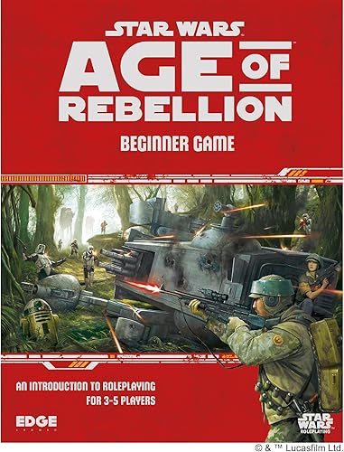 Star Wars - Age of Rebellion juego para principiantes - Sumérgete en la aventura galáctica como miembro de la Alianza Rebelde. Juego de rol de
