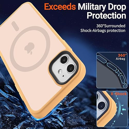 Miniatura 113 de Funda para iPhone 12, a prueba de golpes, para iPhone 12 Pro, protección contra caídas de grado militar, parte trasera dura, delgada, translúcida