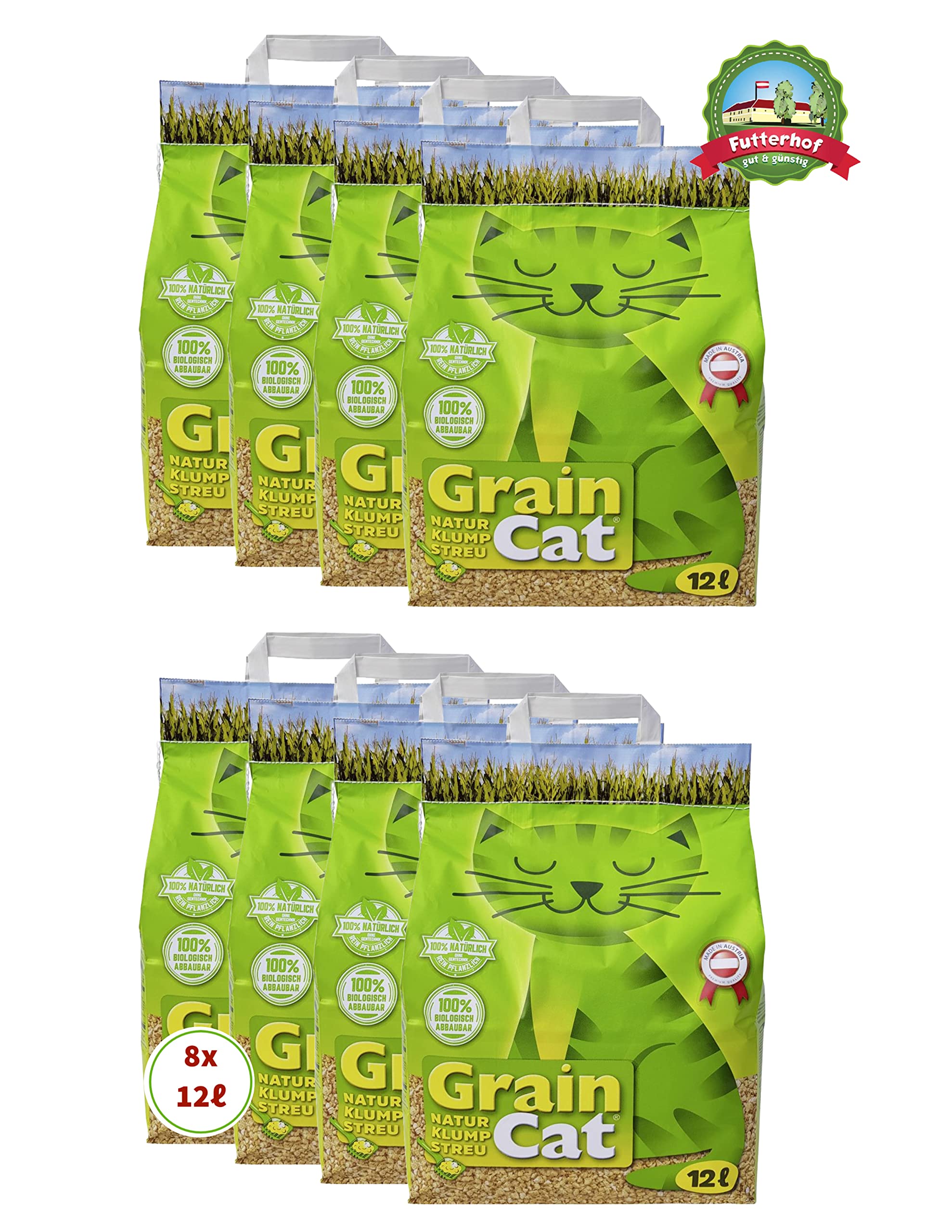 Grain Cat Natur-Klumpstreu 96 L