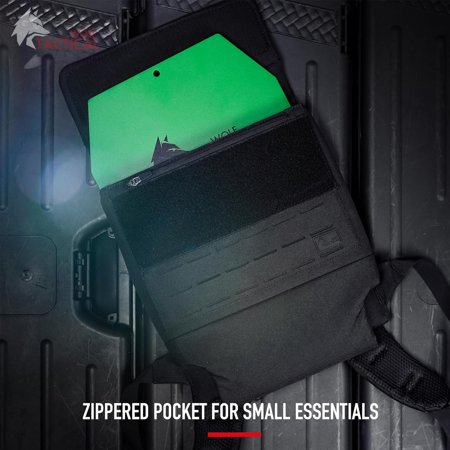 WOLF TACTICAL Weighted Backpack Rucking Backpack for Weight Plates Rucksack for Running Walking Strength Training