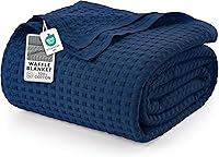 Vista 78 de Utopia Bedding Sage Green 100% Cotton Waffle Blanket 300 GSM [Full - 90x84 Inch] Soft Lightweight Breathable Bed Blanket for All Season