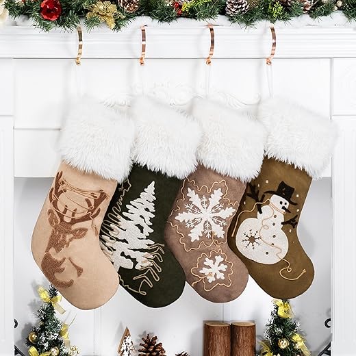 Christmas Stockings 2 Pack for Family