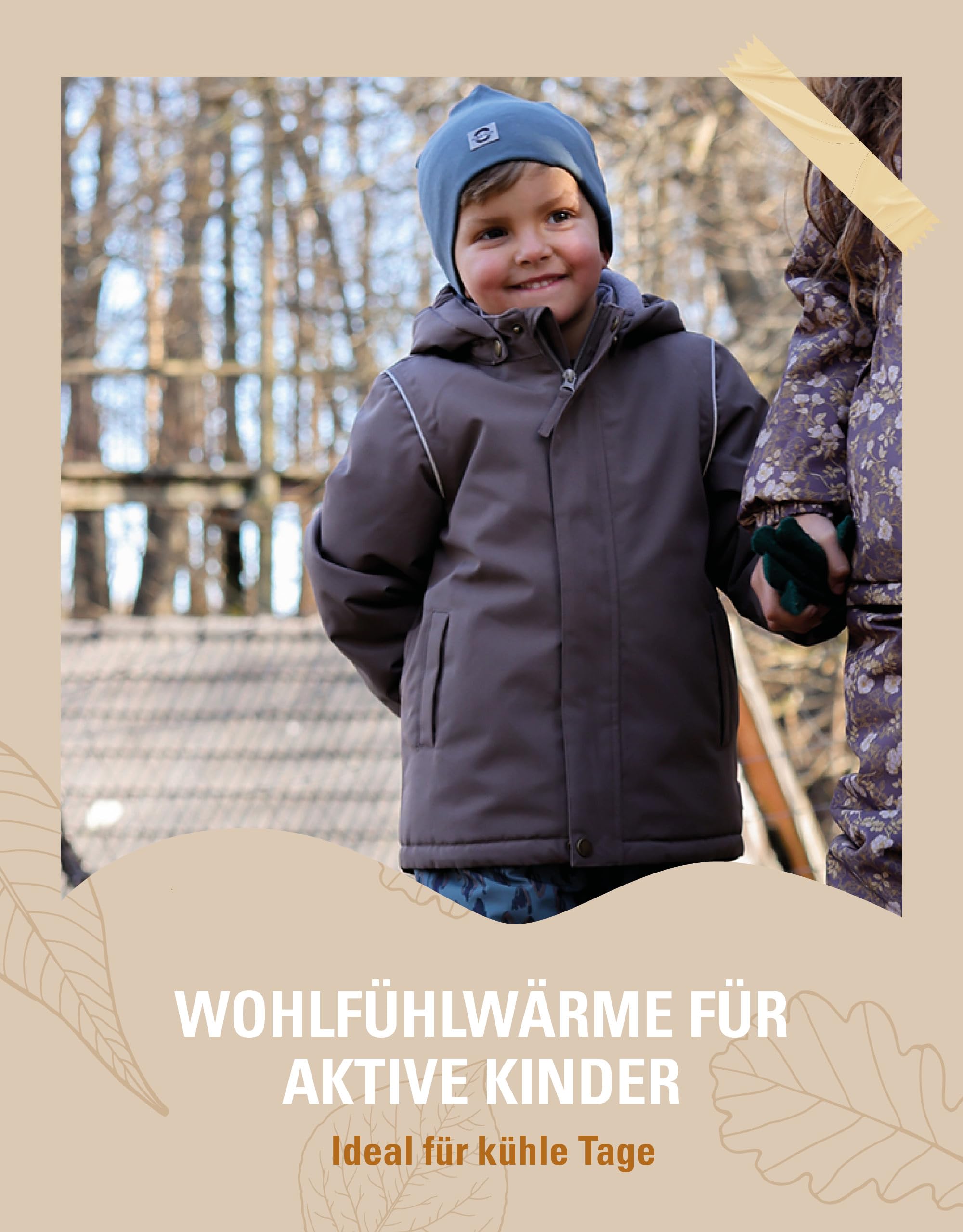 Mikk-line Winterjacke Kinder, Warme und wasserdichte jacke | Wasserdicht 20.000 mm, getapte Nähte, atmungsaktiv 5.000 g/m², 3M-Reflexe, abnehmbare Kapuze, YKK-Reißverschluss, OEKO-TEX