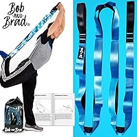 Vista 6 de BOB AND BRAD Stretch Strap, 12 Loop Yoga Stretch Strap, Non-elastic Stretch Strap for Stretching, Physical Therapy, Pilates, Dance, Gymnastics, and