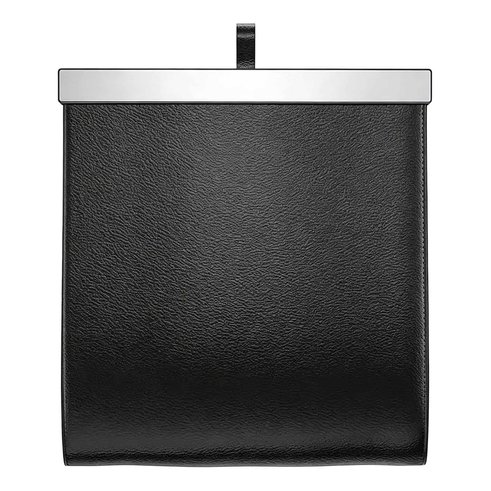 Sac poubelle de voiture pour Benz Classe C 2000-2007, mini poubelle suspendue en cuir noir