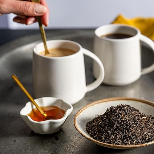 Vista 26 de Rishi Tea English Breakfast Tea - Té negro puro orgánico de hojas sueltas, energizante y con cafeína, ideal para té caliente o helado, 16 onzas, más