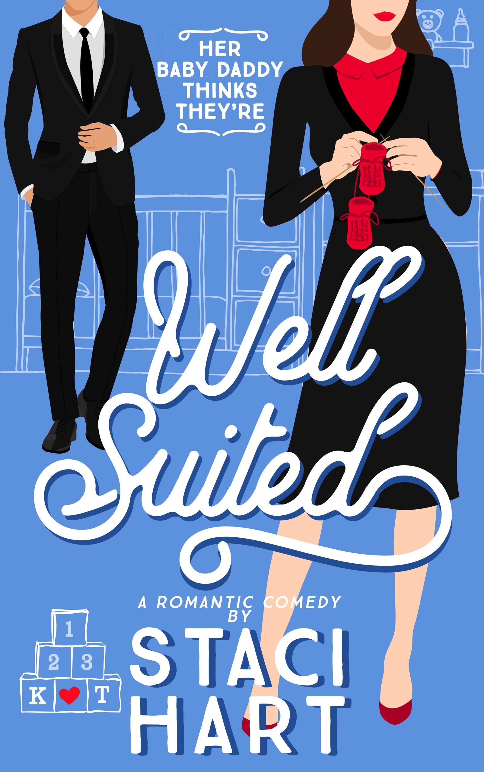 Well Suited: A Surprise Baby Romantic Comedy (Red Lipstick Coalition Book 4)
