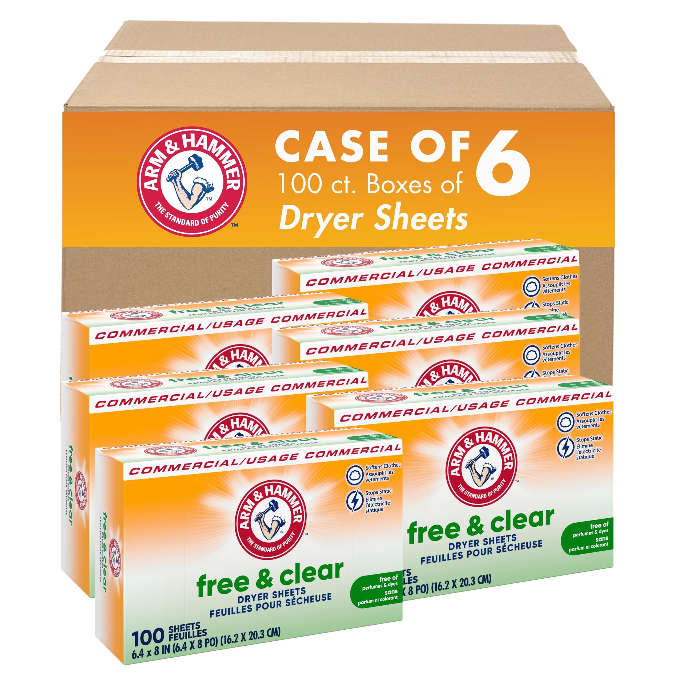 

                                                    Arm & Hammer Dryer Sheets Professional, Free and C