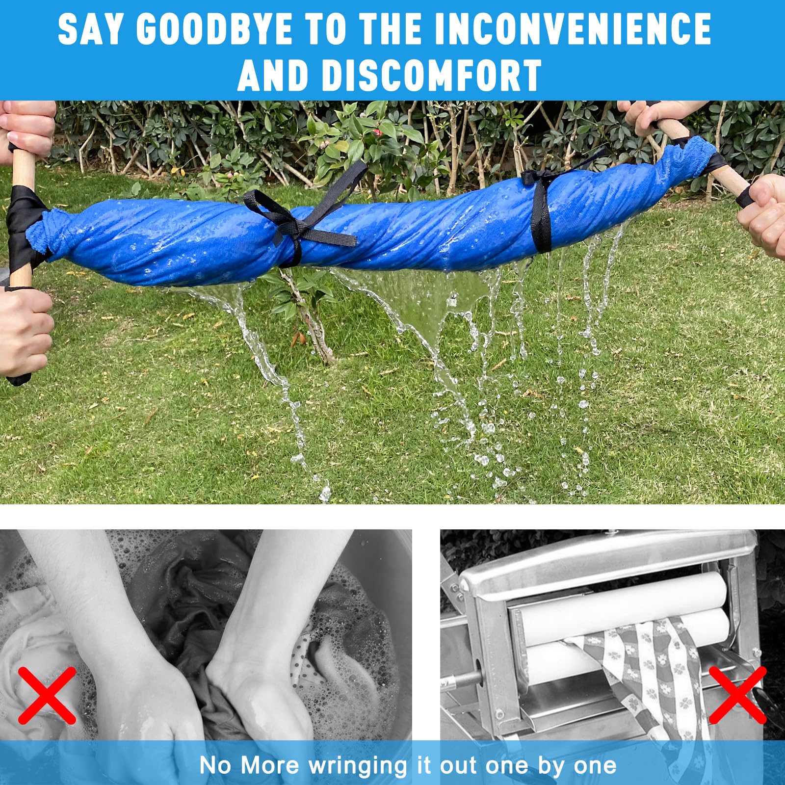 Snapklik.com : WEIGUZC Ultra Light Clothes Wringer - Efficient Manual