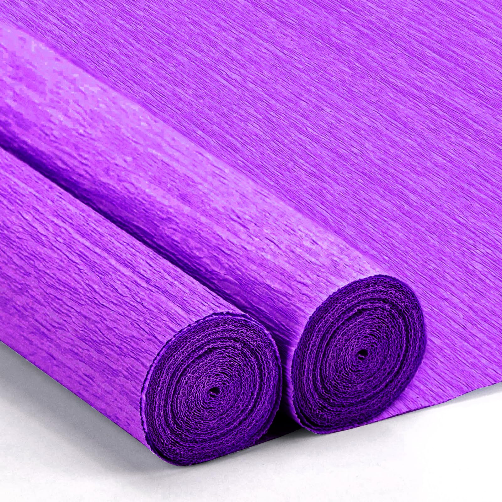 Crepe Paper Streamers 2 Rolls 10 x 98Inch (Purple)