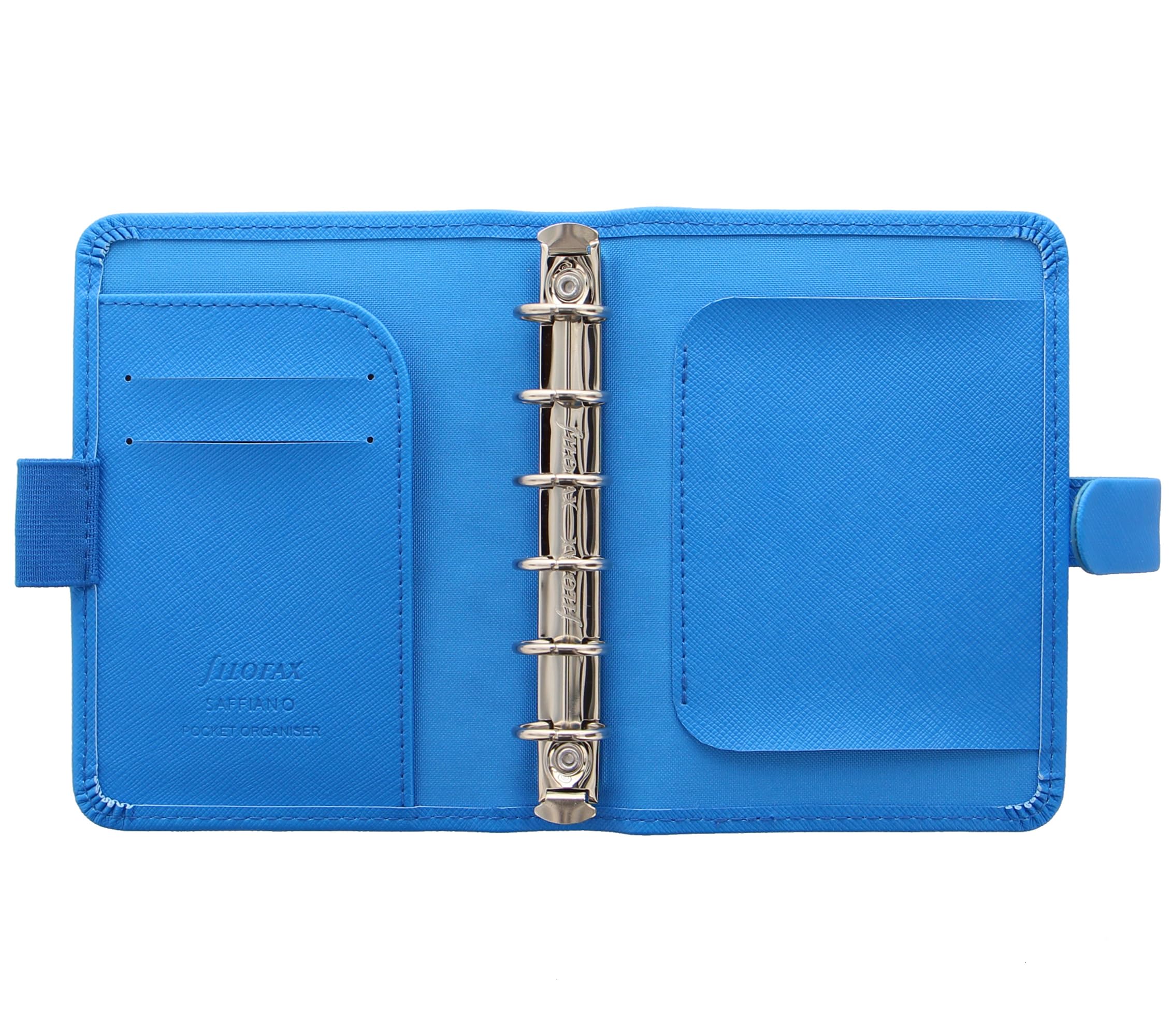Filofax Saffiano Pocket Organiser - Blue - Image 3