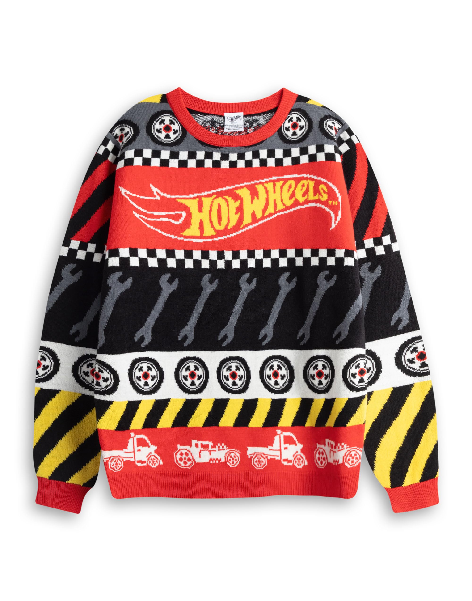 Hot Wheels (7-8 Years) Christmas Jumper (Boys Multicoloured)