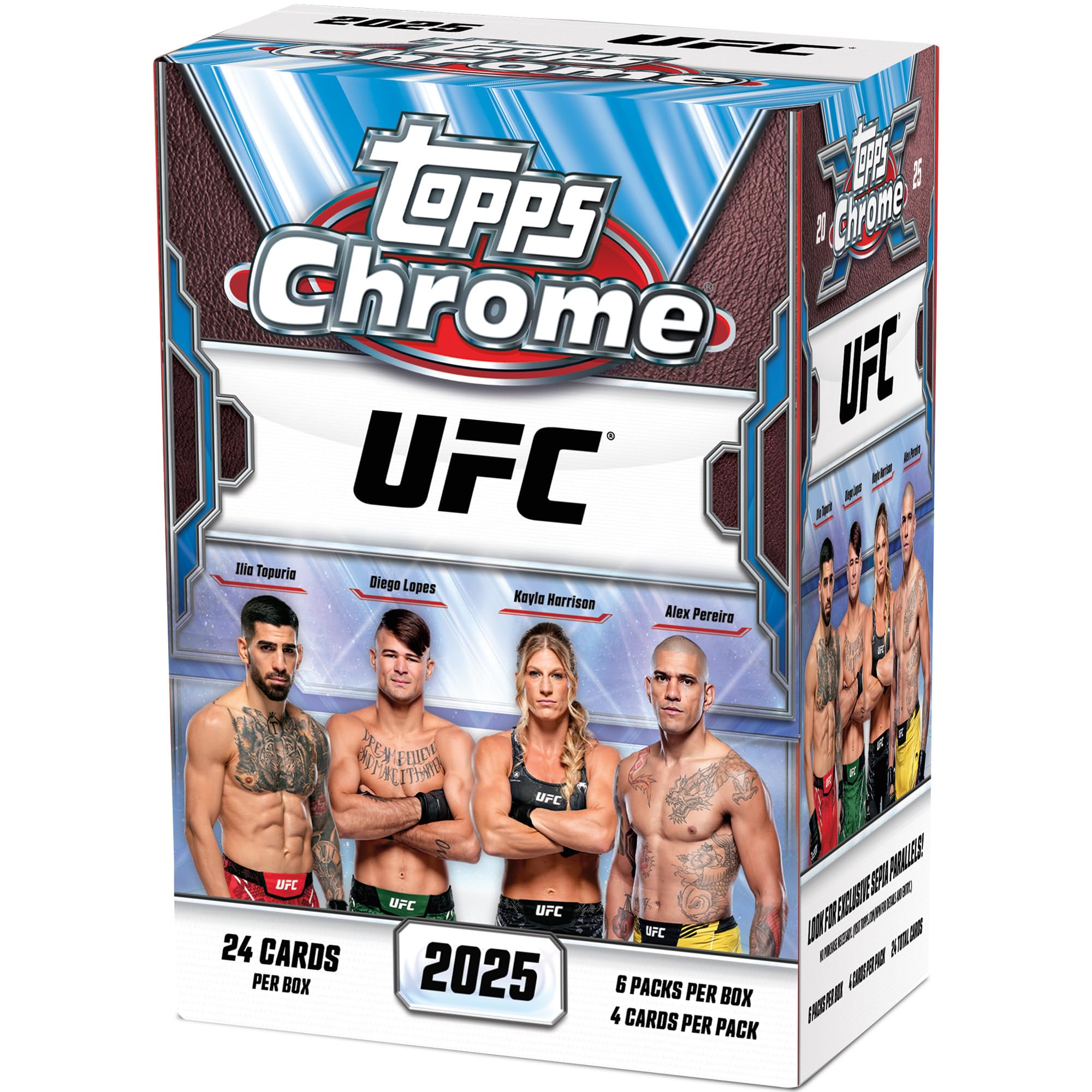 Topps Chrome UFC 2025 トレーディングカード新品未開封 Topps 2025 Chrome UFC - Factory Sealed - Economy Box : Amazon.co