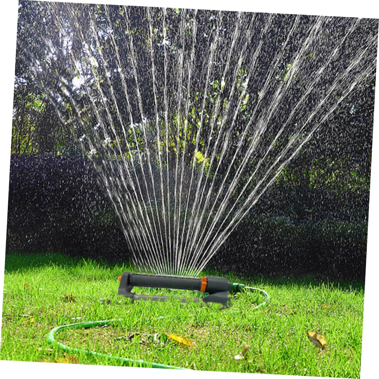 Abaodam Arroseur Eau De Jardin Rotatif Automatique Dispositif Arrosage pour Pelouse Pulvérisateur Irrigation Fournitures De Jardin