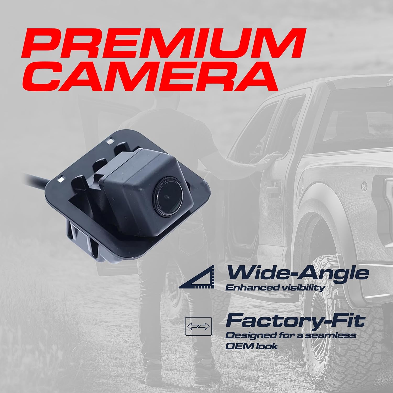 Master Tailgaters Replacement for GMC Acadia, Acadia Denali (2017-2019) w/o Surround View Backup Camera OE Part # 23132328