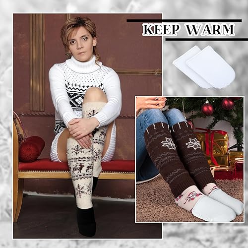 Miniatura 6 de Berlune 4 Pair Foot Warmer Thermal Ice Bath Toe Covers Socks for Outdoor Winter Activities, 4 Colors