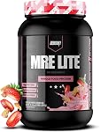 REDCON1 MRE Lite Whole Food Protein Powder, Fudge Brownie - Low Carb & Whey Free Meal Replacement with Animal Protein Blends - Easy to Digest Supplement Made with MCT Oils (30 Servings)