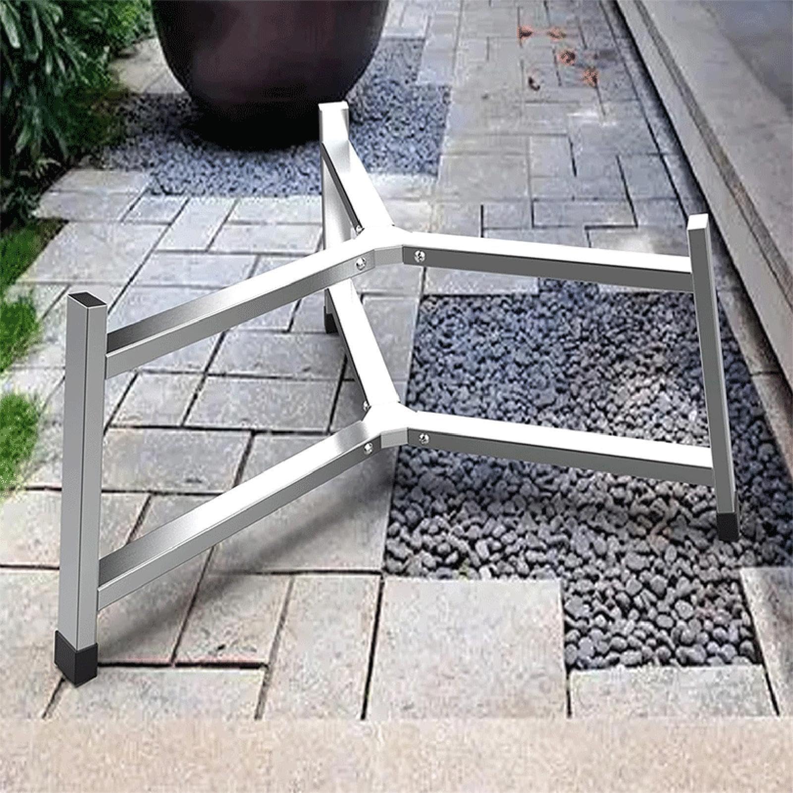 Supporto per braciere da campeggio – Supporto per braciere in acciaio inox | Utensili per caminetti, accessori per caminetti, attrezzature da cucina per falò