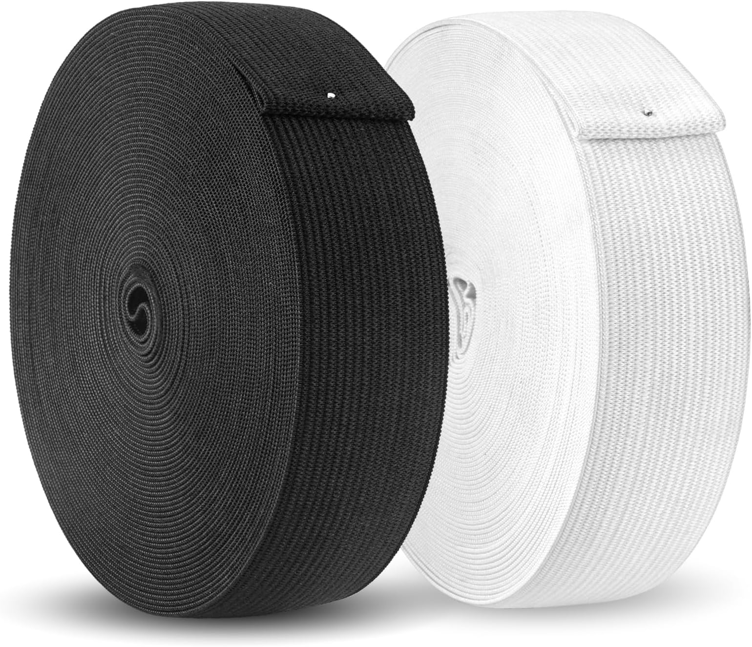 Jajasio Gummiband 100mm Schwarz - 1 Meter Elastisches Nähband