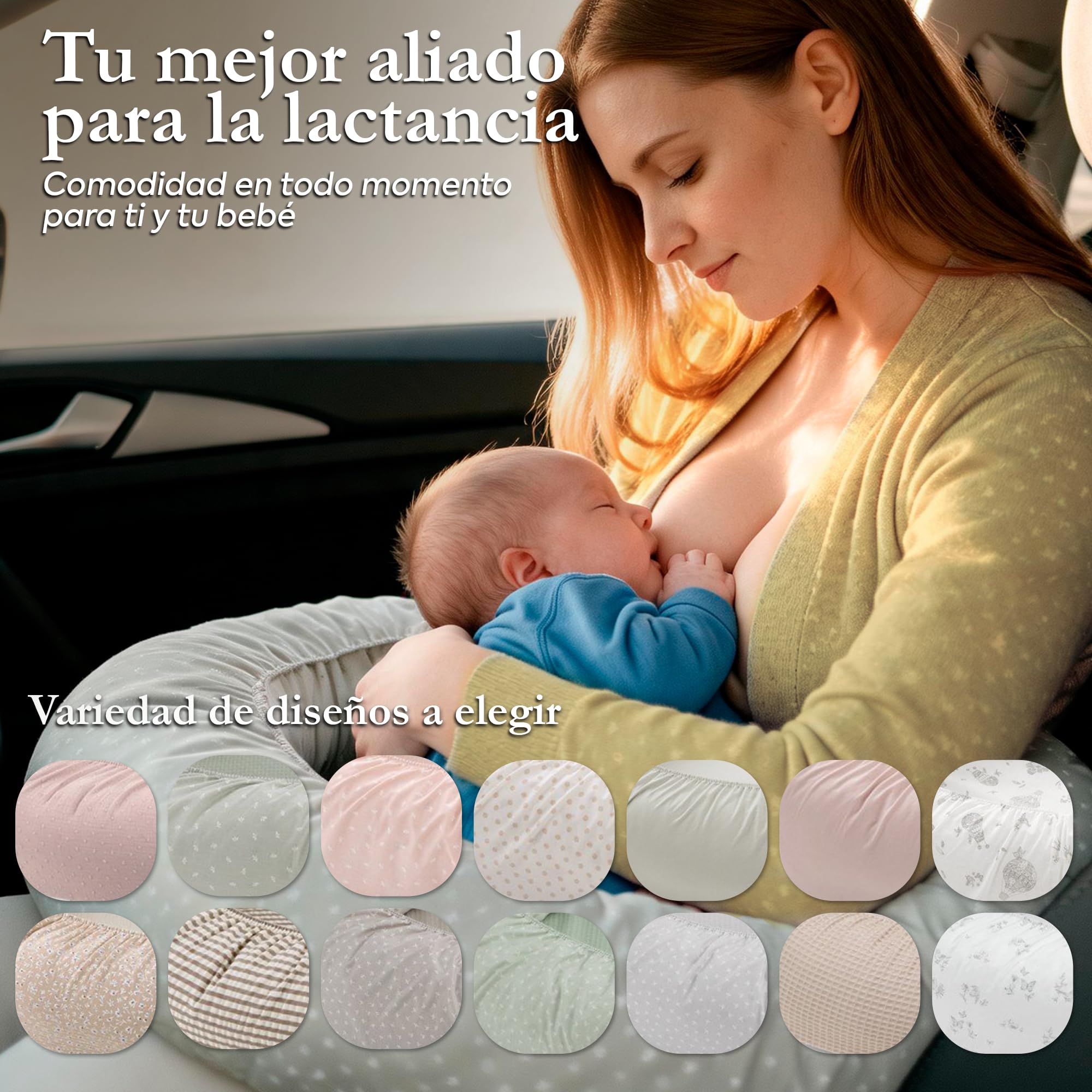 Cambrass - Cuna Nido portatil para bebé - Reductor para Cuna, Ideal para recién Nacido - Plumeti 55x90x15 cm Rosa