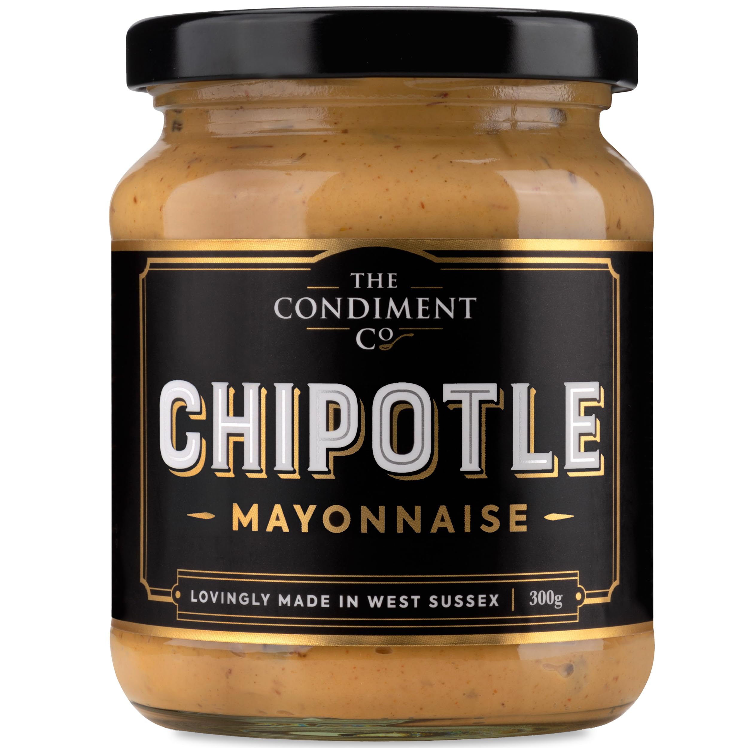 The Condiment Company Chipotle Mayonnaise 300g - Spicy Chipotle Sauce with Hot Chilli and Adobo for Dips, Sandwiches & Sauces