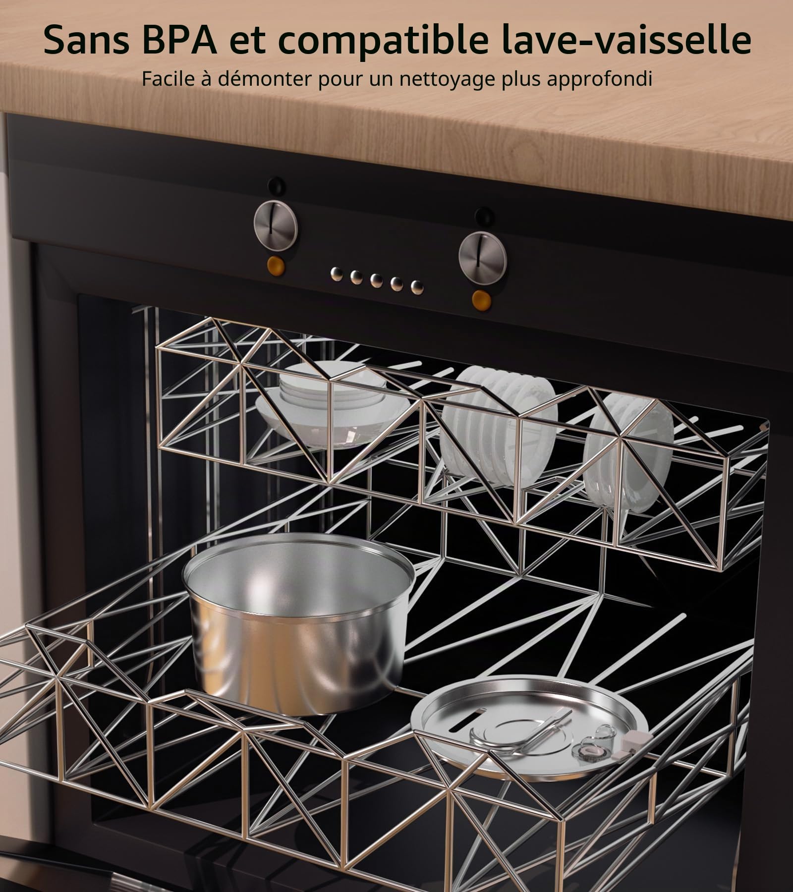 TOMXCUTE Fontaine à Eau pour Chat 3,2 L INOX avec Robinet Silencieux | Filtration efficace pour une eau propre et fraîche, idéale pour chats et petits chiens au quotidien