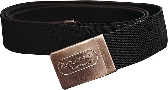 Amazon レガッタ Regatta プレミアム ワークウェア ストレッチ キャンバスベルト 布ベルト ウェビングベルト メンズ ファッションアクセサリー 男性用 ワンサイズ ブラック ベルト 通販